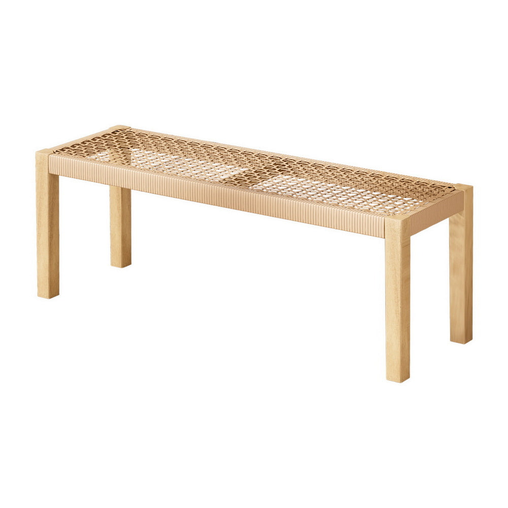 Gardeon Outdoor Garden Bench Seat Dining Acacia Wood 2-Seater Patio Fu