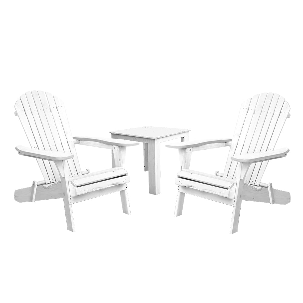 Beach chair discount and table set