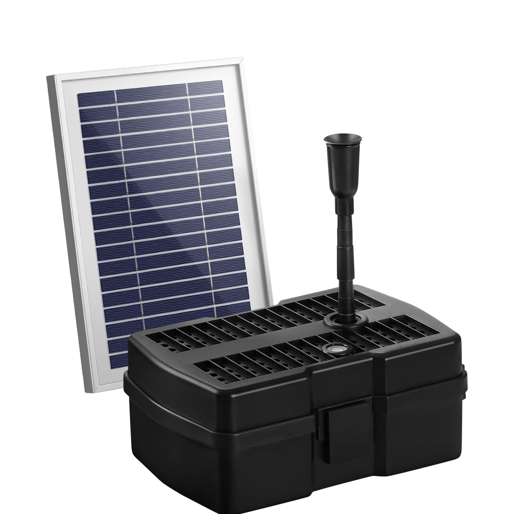 Gardeon Solar Pond Pump With Filter Box 4.6FT