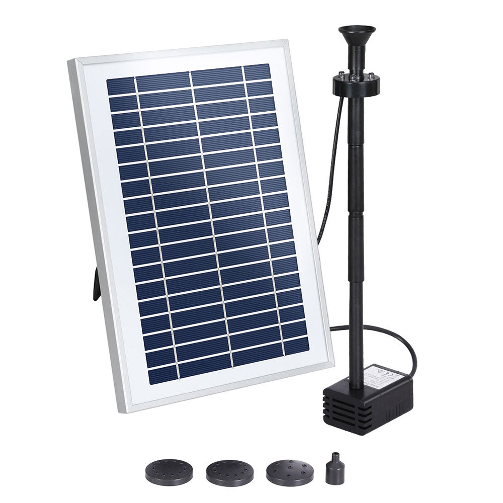 Gardeon Solar Pond Pump Submersible Water Fountain With Battery LED Li