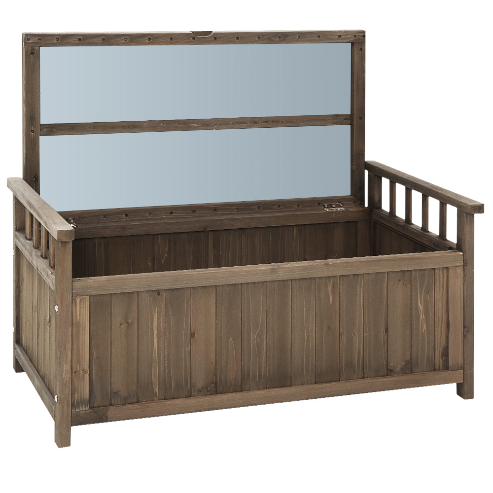 Wooden bench online toy box