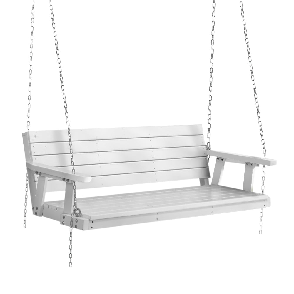 Mainstays white store porch swing