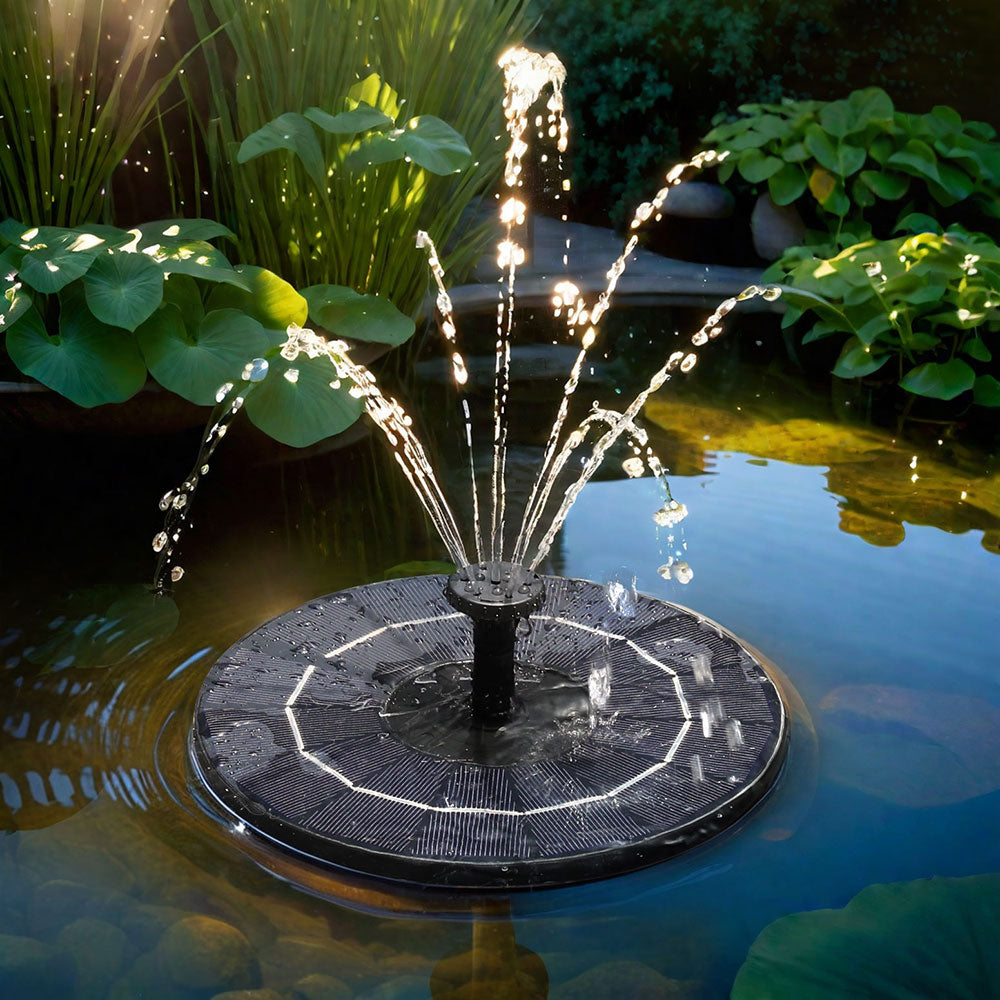 Gardeon Floating Solar Pond Water Fountain Pump Submersible Fountains 250L/H