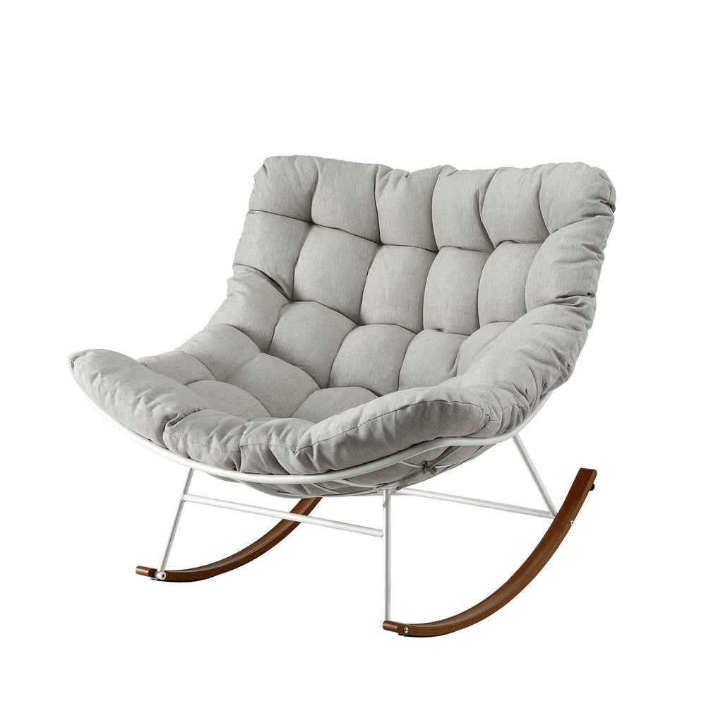 Gardeon Outdoor Rocking Chair Furniture Papasan Recliner Garden Patio