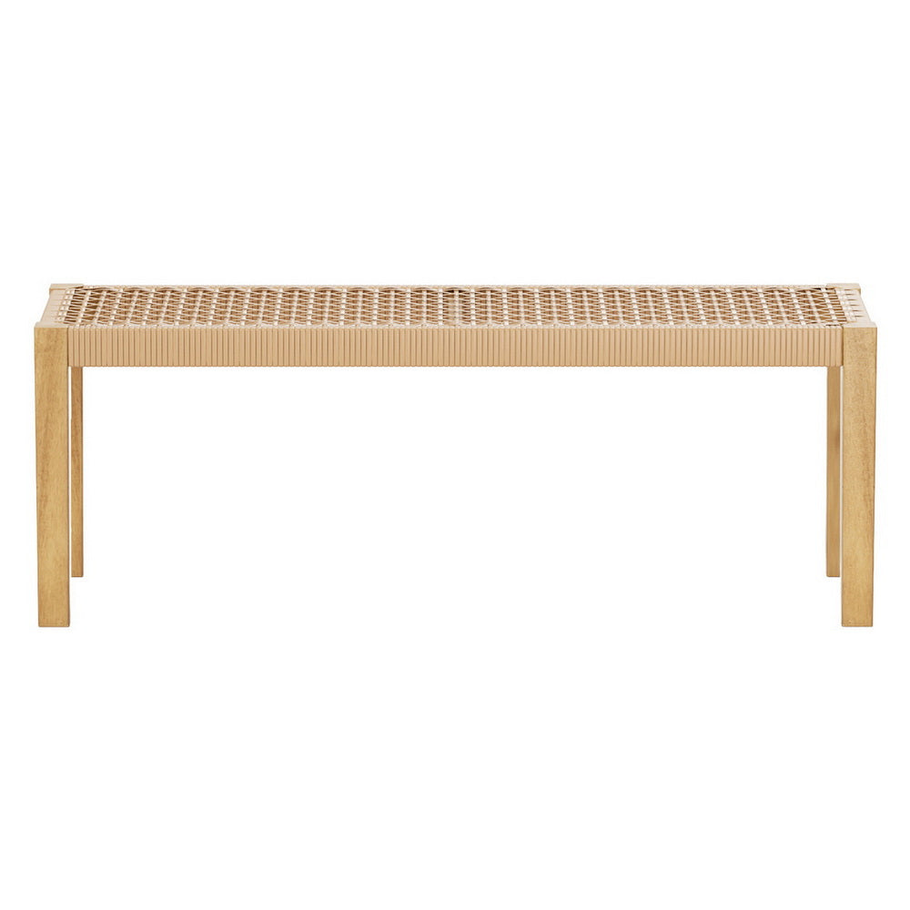 Gardeon Outdoor Garden Bench Seat Dining Acacia Wood 2-Seater Patio Furniture