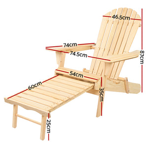Gardeon Outdoor Furniture Sun Lounge Chairs Beach Chair Recliner Adirondack Patio Garden