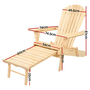 Gardeon Set of 2 Outdoor Sun Lounge Chairs Patio Furniture Beach Chair Lounger