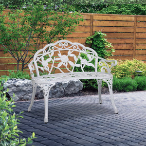 Gardeon Victorian Garden Bench – White