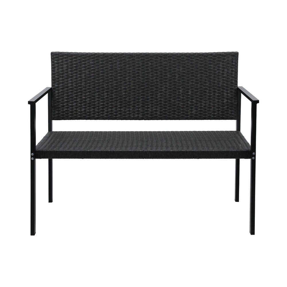 Outdoor rattan bench seat sale