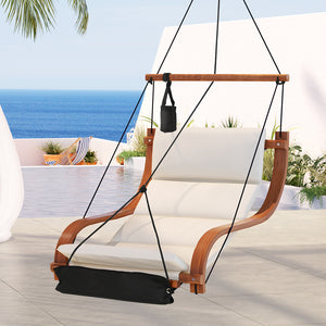 Gardeon Wooden Hammock Chair Hanging Chair Indoor Outdoor Garden Patio Furniture