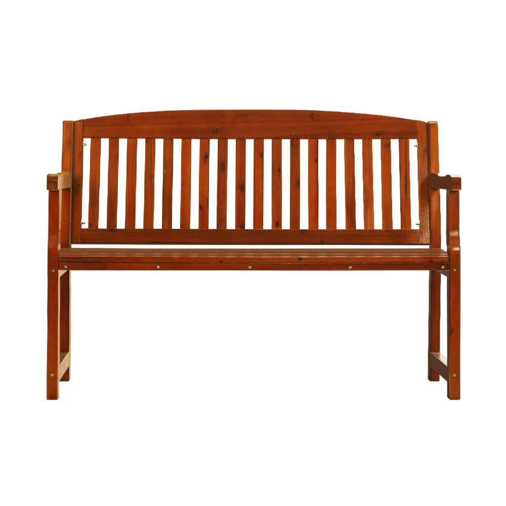 Gardeon Outdoor Garden Bench Seat Wooden Chair Patio Furniture Timber Lounge