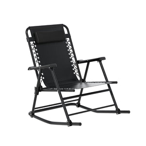 Gardeon Outdoor Rocking Chair Folding Reclining Recliner Patio Furnitu