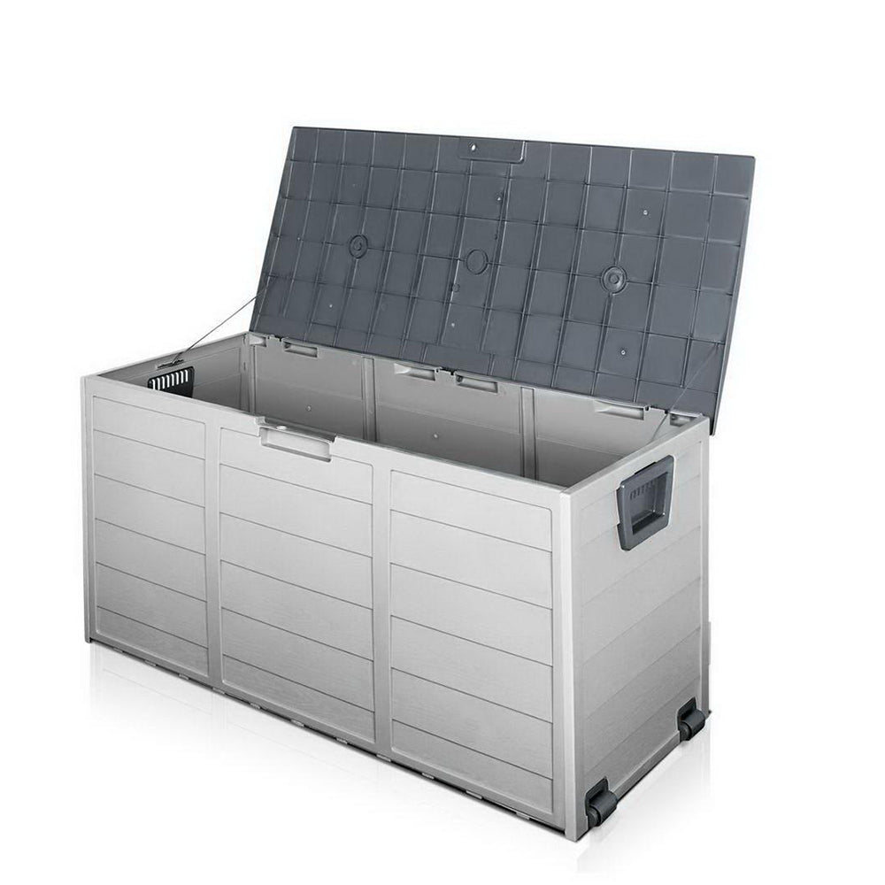 Gardeon 290L Outdoor Storage Box - Grey