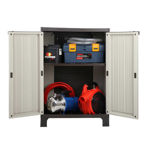 Gardeon Outdoor Storage Cabinet Lockable Cupboard Garage 92cm
